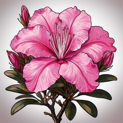 pink lily flower