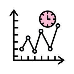 Time Series Analysis Vector Icon