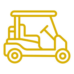 Vector Design Golf Cart Icon Style