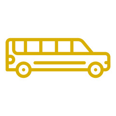 Vector Design Limousine Icon Style