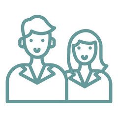 Vector Design Customer Family Icon Style