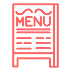 Vector Design Daily Menu Icon Style