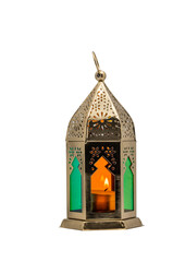 CREATIVE HANDICRAFTS LANTERN. Metallic Decorative Tealight Candle Lantern .
