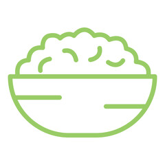 Vector Design Mac N Cheese Icon Style