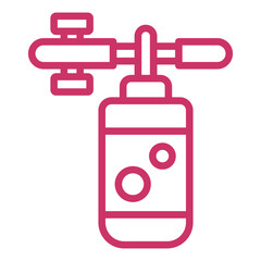 Vector Design Foam Gun Icon Style