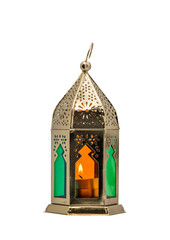 CREATIVE HANDICRAFTS LANTERN. Metallic Decorative Tealight Candle Lantern .

