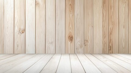 Naklejka premium Natural Wood Textures Smooth, light oak wood planks forming a clean backdrop, ideal for showcasing handcrafted items or organic food products.