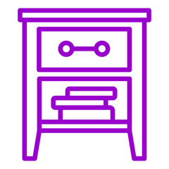 Vector Design Night Stand Icon Style