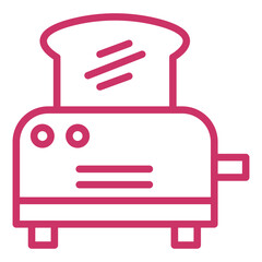 Vector Design Toaster Icon Style