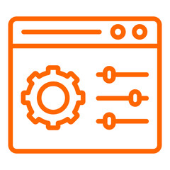 Vector Design Control Panel Icon Style