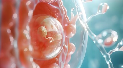 Artificial Insemination and IVF The Miracle of Modern Reproductive Medicine  depicting the successful result of assisted reproductive techniques