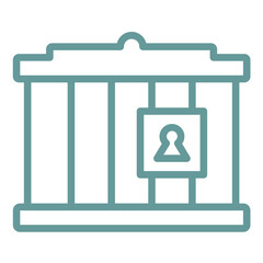 Vector Design Jail Icon Style