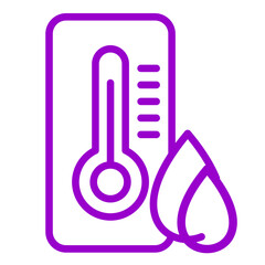 Vector Design Humidity Icon Style