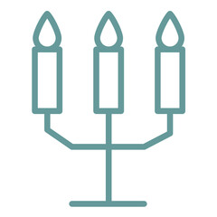 Vector Design Candlestick Icon Style