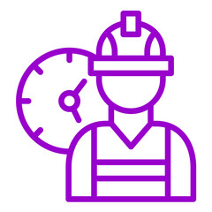 Vector Design Working Hours Icon Style