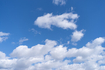 見上げると綺麗な青い空