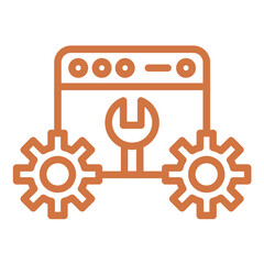 Vector Design Web Optimization Icon Style