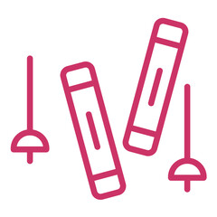 Vector Design Ski Icon Style