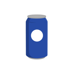 Blue Soda Hand-Drawn Illsutration