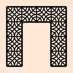 Stylish Laser-Cut Room Dividers with Ornamental Geometric Cutouts