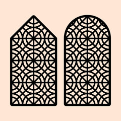 Architectural Privacy Screens with Aesthetic and Functional Geometric Patterns