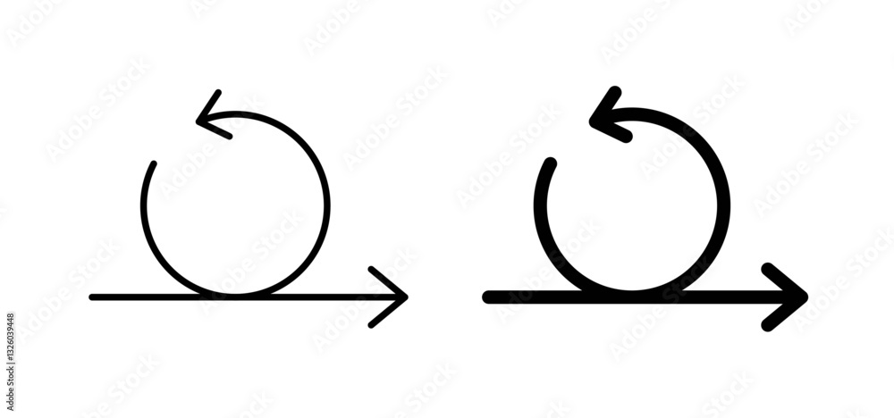 Poster agile vector icon set black filled and outlined style.
