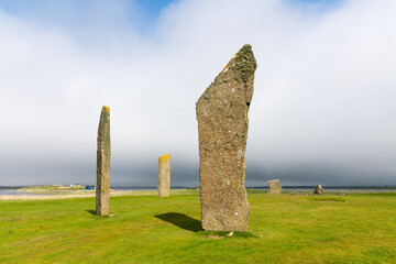 Standing Stones of Stenness, neolithic standing stones, Orkney Islands, Scotland