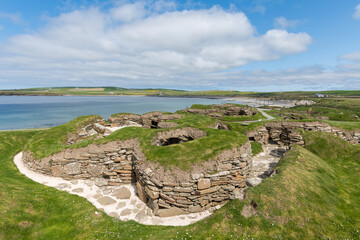 Skara Brae, neolithic village, Orkney Islands, Scotland