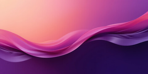 A mesmerizing abstract digital artwork featuring smooth, flowing waves in shades of pink, purple, and orange. The gradient lighting enhances the soft, fluid curves