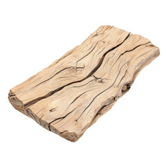 isolated transparent Background. Ancient tree trunk with intricate textures and weathered appearance