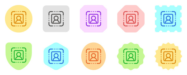 Editable user recognition, face, scan vector icon. AI technology, artificial intelligence, computer. Part of a big icon set family. Perfect for web and app interfaces, presentations, infographics, etc