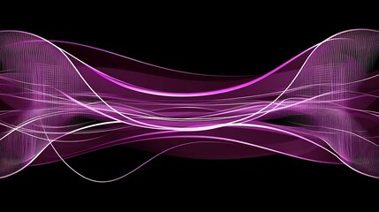Fototapeta premium Abstract purple wave art background for designs