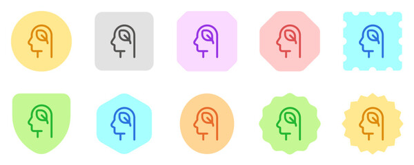 Editable go green, eco friendly, mindset vector icon. Environment, ecology, eco-friendly. Part of a big icon set family. Perfect for web and app interfaces, presentations, infographics, etc