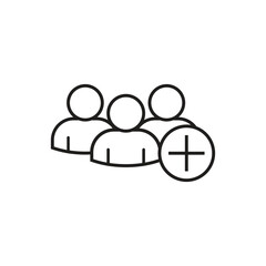 User Profile Icon flat outlines