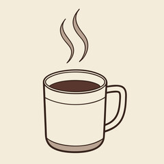 cup of coffee with steam