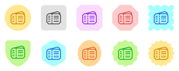 Editable ticket, film, show, event vector icon. Movie, cinema, entertainment. Part of a big icon set family. Perfect for web and app interfaces, presentations, infographics, etc