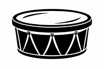 steel drum line art silhouette vector illustration