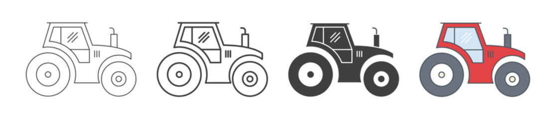 set tractor icon