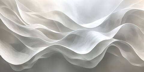 Obraz premium A captivating blend of gray and white hues forms an abstract, dynamic backdrop with a seamless texture, evoking depth and intrigue in this close-up composition