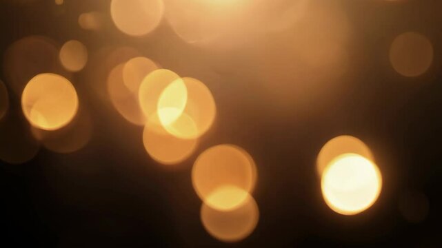 A soft golden bokeh effect, bringing warmth and elegance to any scene.