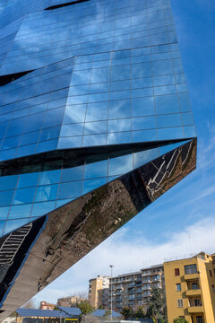 Palazzo in vetro BNL-BNP, Roma Italia.