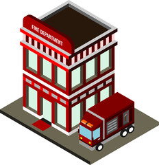 vector illustration of a warehouse