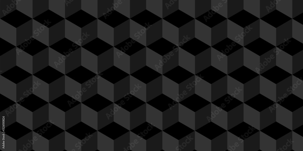 Poster abstract geometric style minimal blank cubic. geometric pattern illustration mosaic, square and tria