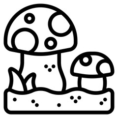 mushroom cartoon illustration