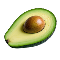 Avocado Fruit Image With Transparent Background, Generative AI