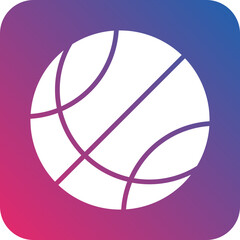 Basketball icon style © designing ocean