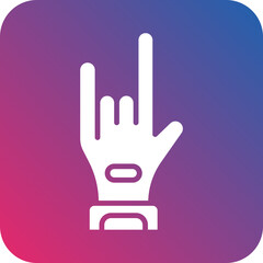 Fototapeta premium Bowling Glove icon style