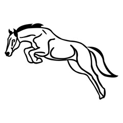 Horse vector art design