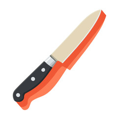 Very Simple flat 2D icon Chefas knife collection isolated on a white background, vector, flat design, animation design, simple flat 2D icon, minimalist design, clipart