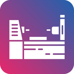 Lathe Machine icon style